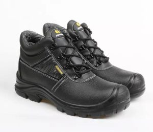 Bota de Cuero con punta de acero y plantilla anti perforación