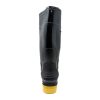 Bota de PVC Predator negra con punta de acero