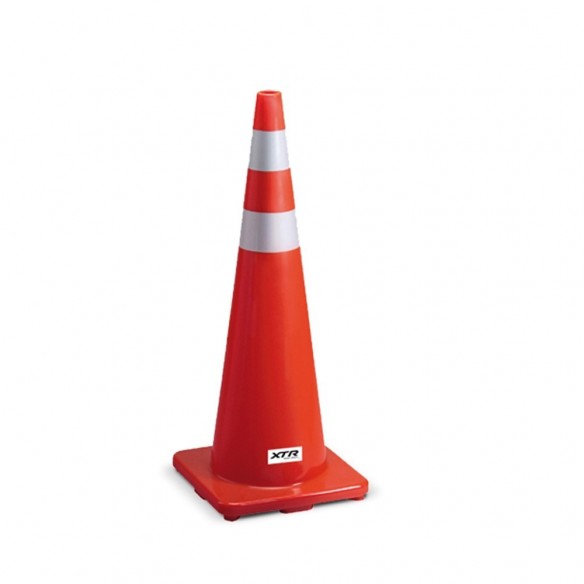 Cono pvc naranja 36"